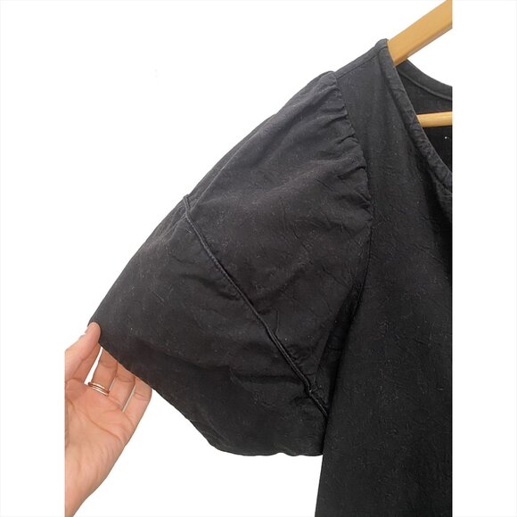 ✨ Apiece Apart Black Puff Sleeve Wide Leg Jumpsuit – Size 4 ✨ - Picture 7 of 15